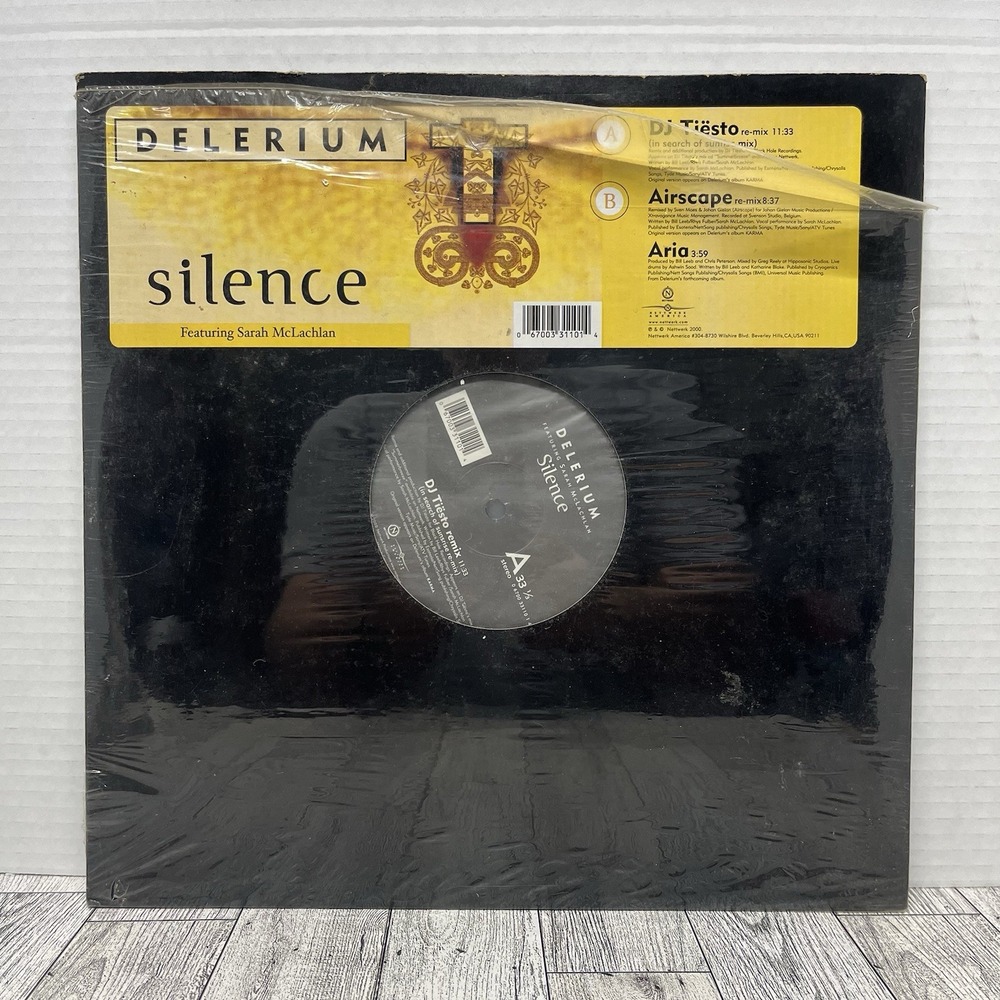 Delerium Featuring Sarah McLachlan – Silence (Remixes Dj Tiësto) - UK 2000